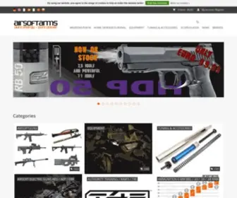 Airsoftarms.eu(Homepage AirSoftArms TacStore) Screenshot