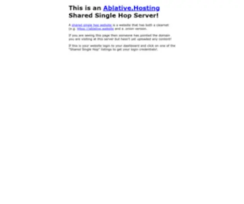 Airsoftmap.net(Ablative Hosting Shared Single Hop) Screenshot