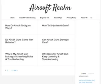 Airsoftrealm.com(airsoftrealm) Screenshot