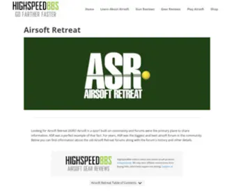 Airsoftretreat.com(Airsoft Retreat) Screenshot