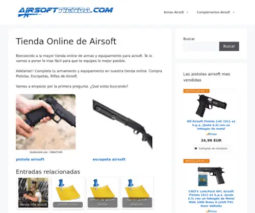 Airsofttienda.com(Tienda Online de Airsoft) Screenshot
