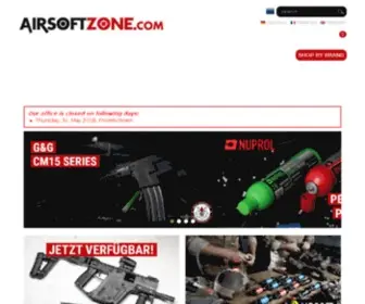 Airsoftzone.com(Airsoft Online Shop) Screenshot