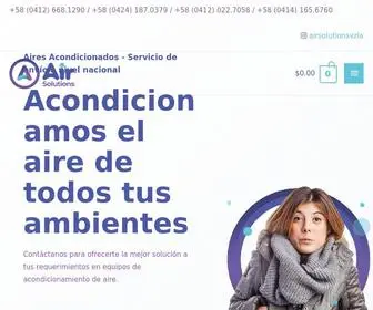 Airsolutionsve.com(Air Solutions Venezuela) Screenshot