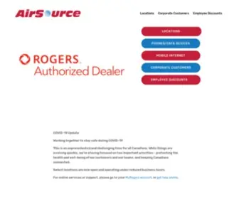 Airsource.net(Rogers Wireless) Screenshot