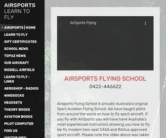 Airsports.net(AIrSports Flying School) Screenshot