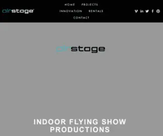 Airstage.biz(Flying Objects for Events and Show Production) Screenshot