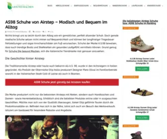 Airstep-Schuhe.de(NEU!] Airstep Schuhe heißen jetzt ❗AS98 Schuhe❗) Screenshot