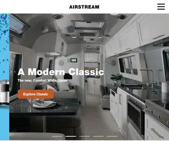 Airstream.com(Manufacturer of the iconic “silver bullet” Airstream®) Screenshot