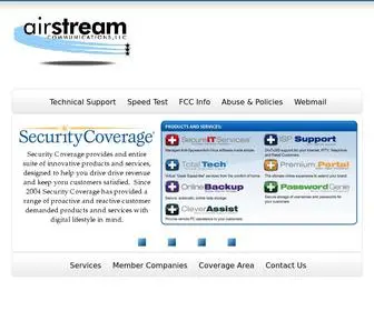 Airstreamcomm.net(Airstream Communications) Screenshot