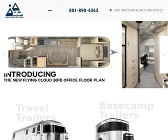 Airstreamofutah.com(Airstream® Touring Coaches) Screenshot