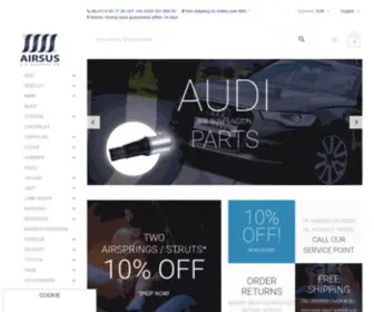 Airsus.com(Air-suspension parts) Screenshot