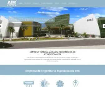 Airsystem.com.br(Empresa Especializada em Projetos de Ar Condicionado) Screenshot