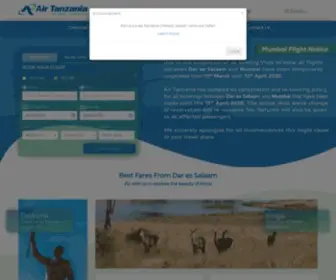 Airtanzania.co.tz(Air Tanzania) Screenshot