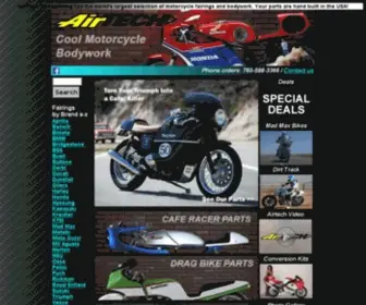 Airtech-Streamlining.com(Fairings, Seats, Fenders, Tails, Belly Pans, Parts) Screenshot