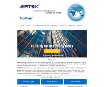 Airtek.com.au(AIRTEK-Building Automation Controls-Energy Management-Air Conditioning Temperature Controls-BACNet) Screenshot