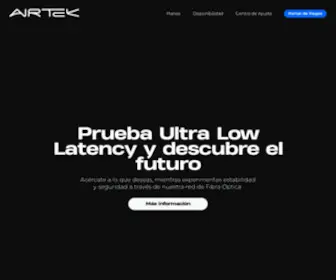 Airtek.com.ve(Proveedores de Internet Fibra Óptica de Ultravelocidad) Screenshot
