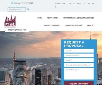 Airtekenv.com(Environmental Consultants in New York) Screenshot