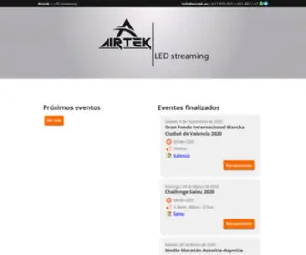 Airtek.es(LED streaming) Screenshot