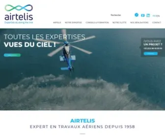 Airtelis.com(Airtelis, expert en travaux héliportés) Screenshot
