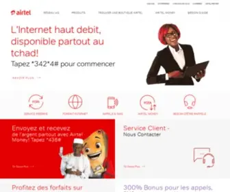 Airtel.td(AIRTEL TCHAD) Screenshot