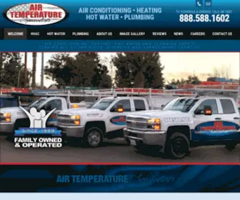 Airtemperaturespecialists.com(Air Conditioning & HVAC Repair Services San Diego & Riverside) Screenshot