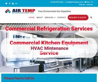 Airtempnyc.com(Your Enviornment) Screenshot