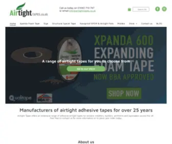 Airtighttapes.co.uk(Airtighttapes) Screenshot