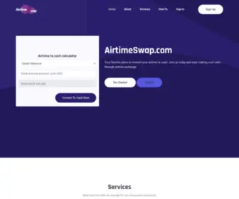 Airtimeswap.com(Dashboard) Screenshot