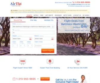 Airtkt.com(Cheap Flights) Screenshot