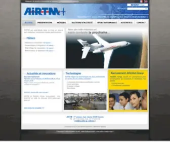 Airtm.fr(Conception et production de pièces composites pour l'aéronautique) Screenshot