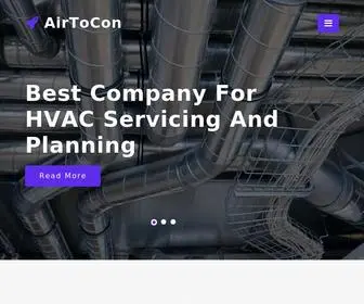 Airtocon.com(AirToCon HVAC) Screenshot