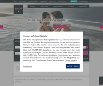 Airtours.de(Exklusive Luxusreisen und Luxushotels einfach und sicher buchen. airtours) Screenshot