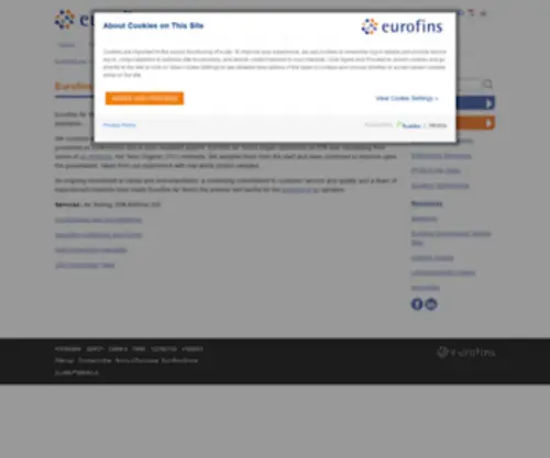 Airtoxics.com(Eurofins USA) Screenshot