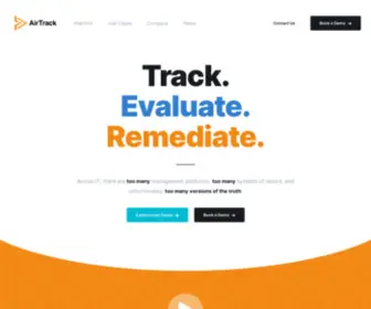 Airtrack.io(Your solution for managing IT data quality) Screenshot