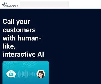 Airudder.com(AI Rudder) Screenshot