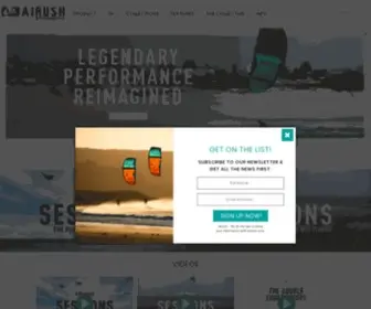 Airush.com(Airush Kiteboarding) Screenshot
