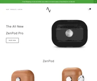 Airvinyldesign.com(The best accessories for your AirPods) Screenshot
