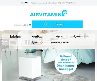 Airvitamin.ee(Airvitamin Grupp O) Screenshot