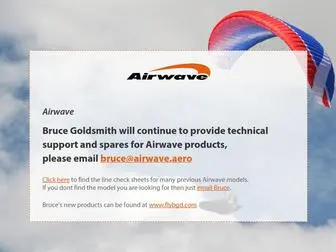 Airwave-Gliders.com(Airwave International Ltd) Screenshot