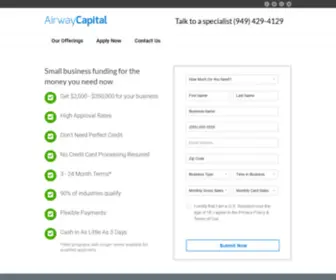 Airwaycapital.com(Get Started Now) Screenshot