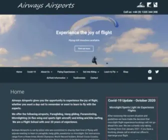 Airways-Airsports.com(Experience the joy of flight) Screenshot