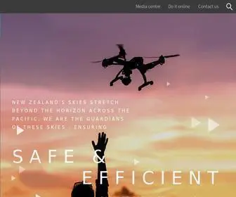 Airways.co.nz(New Zealand's air navigation service provider) Screenshot