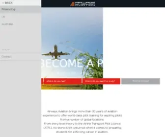 Airwaysaviation.com(Airways Aviation) Screenshot