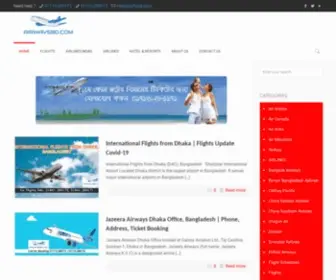 Airwaysbd.com(Best Travel Agency in Bangladesh) Screenshot