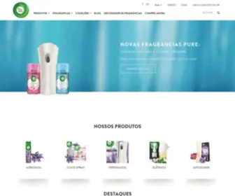 Airwick.com.br(Aromatizadores de ambiente e Perfumes para sua casa) Screenshot