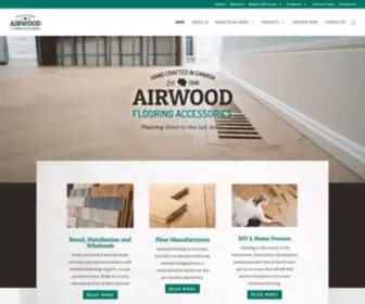 Airwood.ca(Airwood Flooring Accessories) Screenshot