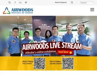 Airwoods.com(Cleanroom Design) Screenshot