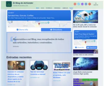 Airxander.com(El Blog de AirXander) Screenshot