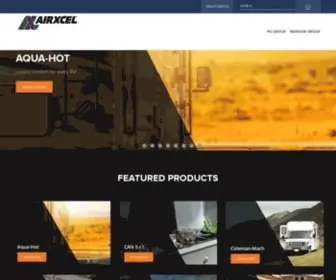 Airxcel.com(AC, Heating & Appliances for Industrial and Personal Use) Screenshot