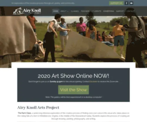 Airyknollarts.org(Airy Knoll Arts Project) Screenshot